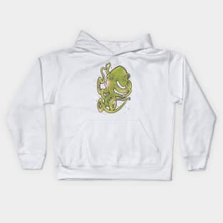 green octopus Kids Hoodie